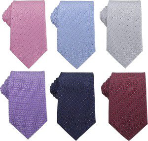 Weishang Men’S Lot Silk Tie Necktie Woven Jacquard Neck Ties