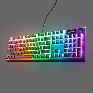 Steelseries Prismcaps Universal Double Shot PBT Keycaps, Black