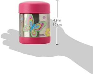 Thermos Funtainer Vacuum Insulated Food Jar, 290Ml, Butterfly, F300BK