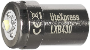 Litexpress LXB430 2Mode LED Upgrade Bulb for Maglite, 430 and 40 Lumen, Fits 2 C/D-Cell Maglite Torch Only