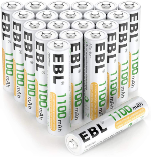 EBL AA Batteries Precharged 2800Mah High Capacity Ni-Mh AA Rechargeable Batteries Pack of 8