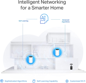 Tp-Link AXE5400 Tri-Band Mesh Wi-Fi 6E System, 6 Ghz, Ai-Driven Mesh, 2.5 Gbps Port, Homeshield Security, Compatible with Alexa (Deco XE75 Pro(3-Pack))