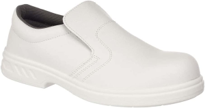 Portwest Steelite Slip on Safety Shoe, White, Size 42