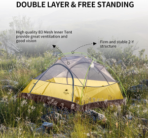 Naturehike Tent Star-River Double Layer Ultralight 2 Person Backpacking Tent