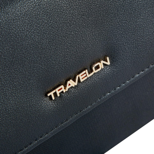 Travelon Addison-Anti-Theft-Convertible Crossbody/Belt Bag-Gray