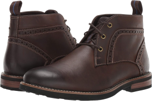 Nunn Bush Men’S Ozark Plain Toe Chukka Boot with KORE Comfort Technology, Brown Crazy Horse, 10.5