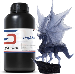 Siraya Tech Simple 3D Printer Resin Water Washable 3D Printing Resin Super Easy to Clean and Print Uv-Curing Resin Needs Much Less Alcohol for LCD DLP 3D Printer (Clear, 1Kg)