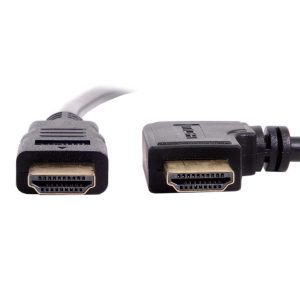 JSER 90 Degree Left Angled Type HDMI 1.4 Male to HDMI Male Cable Support 3D & Ethernet 50Cm (Left Angle)