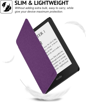 OLAIKE Case for All-New 6.8″ Kindle Paperwhite (11Th Generation – 2021 Release), Durable Smart Cover with Auto Sleep/Wake, Only Fit 2021 Kindle Paperwhite or Signature Edition, Purple