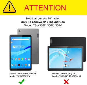 Simpeak Screen Protector Compatible with Lenovo Tab M10 HD Gen 2 10.1″[2 Pack], Tempered Glass Film Replacement for TB-X306 Lenovo Tab M10 HD Gen 2[9H Hardness] [Anti-Fingerprint]