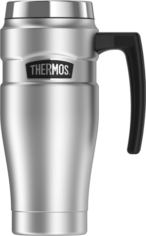 Thermos Stainless King Insulated Travel Mug, 470Ml, Stainless Steel, SK1000ST4AUS