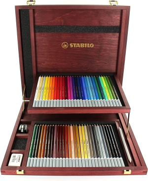 STABILO Carbothello Premium Colouring Pencil – Pastel Pencil Tin of 36