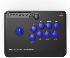 Mayflash F300 Arcade Fight Stick Joystick for PS4 PS3 Xbox ONE Xbox 360 PC Switch Neogeo Mini, Black, 33 X 27 X 13.5 Cm