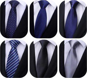 Weishang Men’S Lot Silk Tie Necktie Woven Jacquard Neck Ties