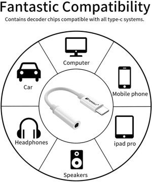 T Tersely Type-C USB C to 3.5Mm Headphone Adapter Cable Jack, Audio Car AUX for Iphone 15 Pro/Max/Plus Samsung Fold/Flip 4 5 S21 S22 FE S23 plus Ultra Google Pixel 7A, for Ipad 10Th Pro Mini 6 Air