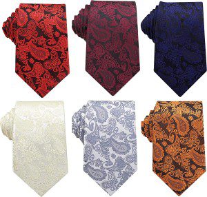 Weishang Men’S Lot Silk Tie Necktie Woven Jacquard Neck Ties