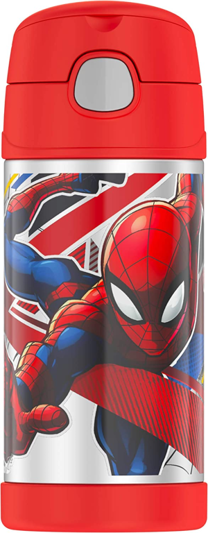 Thermos Funtainer Vacuum Insulated Drink Bottle, Spiderman, F40120SP6AUS