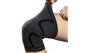 Elastic Knee Support Compression Brace Sleeve for Sports Joint Pain Arthritis (Small (30Cm-34Cm))