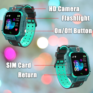 Smart Watch Phone Kids – Children Smartwatch Boys Girls with SOS Need 2G SIM to Call, 14 Puzzle Games Music MP3 MP4 HD Selfie Camera Calculator Alarms Timer Pedometer for Boys Girls Students,Blue