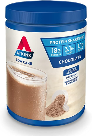 Atkins Low Carb Protein Shake Mix Vanilla, 310 Grams