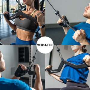 Meteor Cable Pulley Attachment-Cable Pulley Accessories-Exercise Machine Accessories, LAT Pull-Down, V-Grip, Tricep Grip, LAT Pull-Down (Set and Individual Piece)