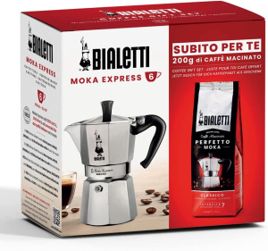 Bialetti 4952 Moka Express Coffee Maker, 3 Cup, Black