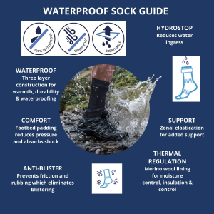 SEALSKINZ Unisex Waterproof Cold Weather Knee Length Sock