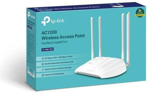 Tp-Link AC1200 Wireless Access Point – Dual Band, Supports Passive Poe, Supports Access Point, Range Extender, Multi-Ssid, and Client Modes, Boosted Coverage (TL-WA1201) | AU Version |