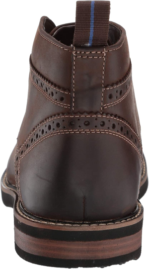 Nunn Bush Men’S Ozark Plain Toe Chukka Boot with KORE Comfort Technology, Brown Crazy Horse, 10.5