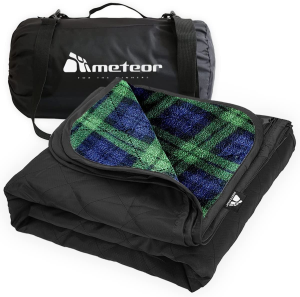 Meteor Essential 210 X 140 Cm Picnic Blanket – Extra Large, Waterproof, Windproof, Quilted Fleece Outdoor Mat for Camping, Beach, Travel, Stadium & Pets | Lightweight & Machine Washable