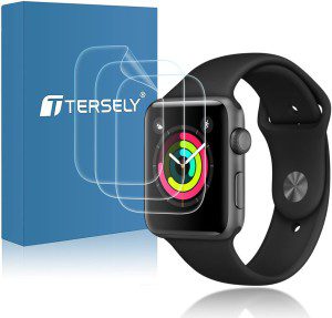 T Tersely [3 Pack] Screen Protector for Apple Watch-44Mm Series 6/Se(2022/2020)/5/4,Premium TPU Soft Flex Full Coverage Screen Protector Film Guard for Iwatch 44Mm