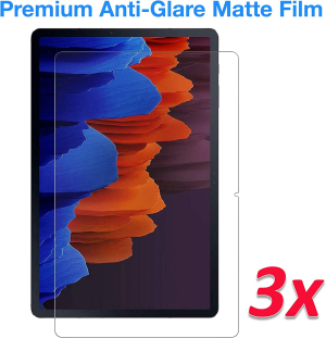 [3 Pack] MEZON Anti-Glare Matte Film Screen Protector for Samsung Galaxy Tab S9+ (12.4″), Tab S8+, Tab S7+, Tab S7 FE – Case and Pencil Friendly (Galaxy Tab S8+, Matte)