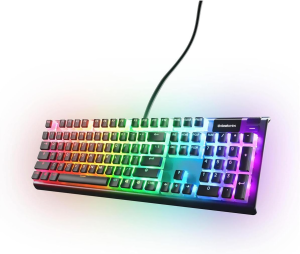 Steelseries Prismcaps Universal Double Shot PBT Keycaps, Black