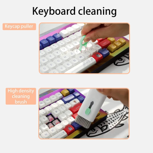 7 in 1 Electronic Cleaner Kit – Keyboard Cleaner, Keyboard Cleaning Kit, Laptop Cleaner with Brush, Electronic Cleaner for Airpods Pro/Laptop/Phone/Computer/Screen (Give Away a Flannel Cloth) Green