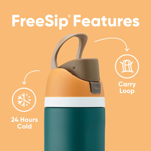 Owala Freesip Insulated Stainless Steel Water Bottle with Straw for Sports and Travel, Bpa-Free