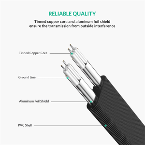 UGREEN SATA Cable III 3 Pack 6Gbps Straight SATA 3 Data Cables 7 Pin Flat SATA Cords Male to Male 45Cm with Locking Latch 18 Inch for Serial ATA SSD, Hard Drive, HDD, CD Driver, CD Writer, Black