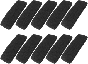 Mallofusa ® 10 PCS Sports Basketball Headband/Sweatband Head Sweat Band/Brace Gift Party Outdoor Activities