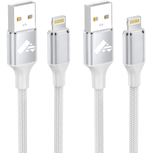 Lightning Cable 2M 2Pack, Aioneus Iphone Charging Cable Mfi Certified USB a to Lightning Cable Iphone Charger Cable Fast Charging Compatible with Iphone 14 13 12 11 Pro Max Mini XS XR X 8 7 plus Ipad