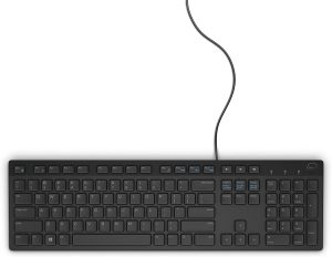 Dell Wired Multimedia Keyboard, White, 580-ADME