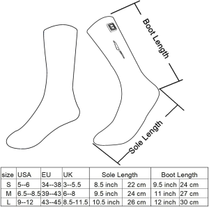 LPCRILLY Rechargeabel Electric Heated Socks,3.7V Lower Safety Voltage Battery Powered Heating Socks for Men and Women, Riding Motorcycle and Bicycle Camping Hiking Fishing Skiing in Cold Winter Thermal Socks Warm Foot