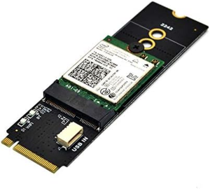 Sintech M.2 M-Key M.2 E-Key,Ngff Wifi Card to M.2 Key M Adapter Card Compatible for Intel 7260,8260,9260