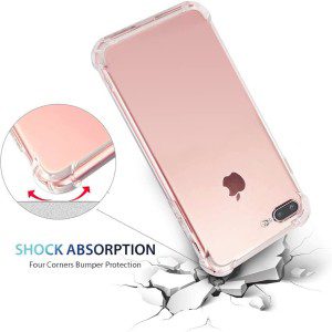 T Tersely Case Cover for Iphone 7 Plus/ 8 Plus, Soft Crystal Flexible Ultra Clear Slim TPU Bumper Case Cover with Shockproof Protective Cushion Corner for Iphone 7Plus / 8Plus (5.5 Inch)