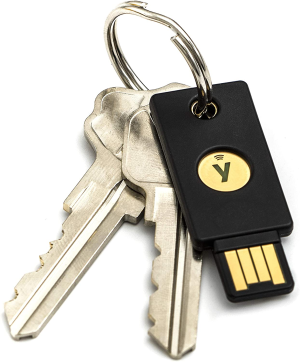 Yubico – Yubikey 5 NFC – Two Factor Authentication USB and NFC Security Key, Fits USB-A Ports and Works with Supported NFC Mobile Devices – Protect Your Online Accounts with More than a Password