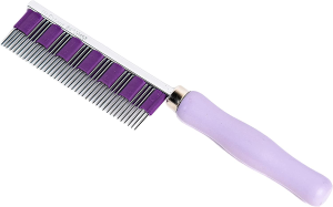 Small Pet Select – Hair Buster Comb for Rabbits, Cats and Dogs, Metal Pet Comb for Shedding and Detangling, Grooming Tool for Small Pets with Long and Short Fur