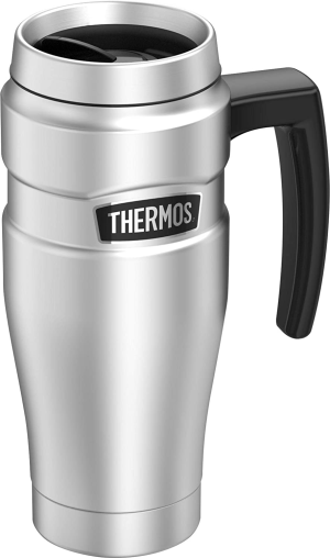 Thermos Stainless King Insulated Travel Mug, 470Ml, Stainless Steel, SK1000ST4AUS