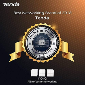 Tenda Nova Mesh Wifi System (Mw6)-Up to 6000 Sq.Ft. Whole Home Coverage, Wifi Router and Extender Replacement, Gigabit Mesh Router for Wireless Internet, Works with Alexa, Parental Controls, 3-Pack