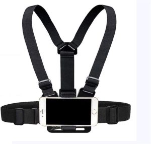 Yoogeer Adjustable Cellphone Selfie Chest Mount Harness Strap for Iphone 14 13 12 11 Pro Max Xs XR Samsung S21 S20