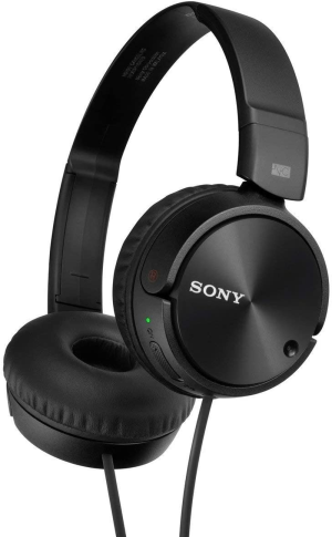 Sony MDRZX110NC Noise Cancelling Headphones, Black, Medium