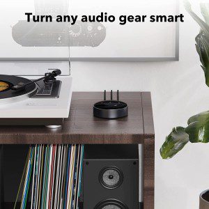 Wiim Mini Airplay2 Wireless Audio Streamer, Multiroom Stereo, Preamplifier, Compatible with Alexa and Siri Voice Assistants, Stream Hi-Res Audio from Spotify, Amazon Music and More