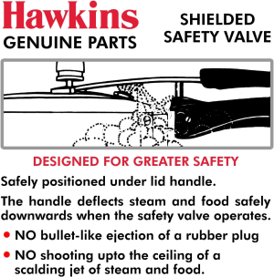 Hawkins B1010 3 Piece Pressure Cooker Safety Valve – B1010-3Pcset